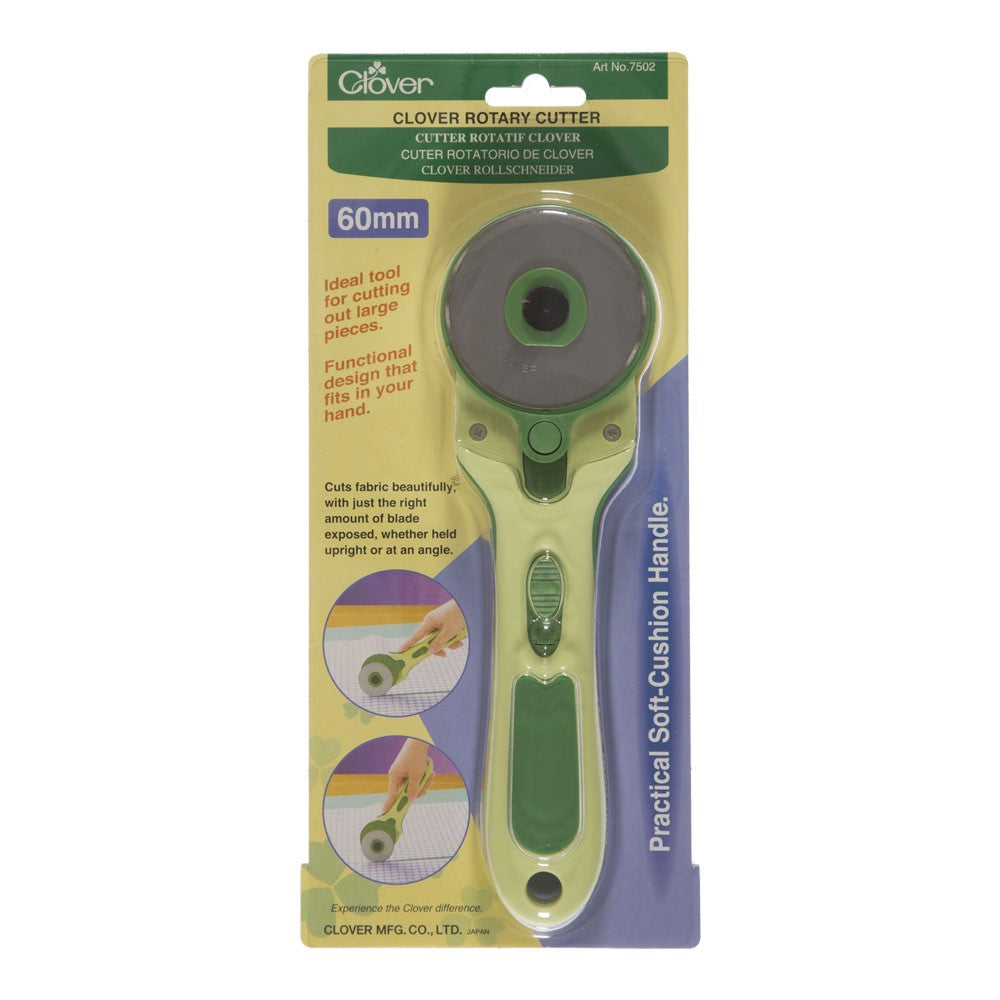 Clover 60 mm Sarı Patchwork Makası - 7502